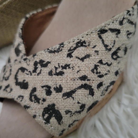 Leopard-Print Cork Platform Wedge size 10 - Picture 10 of 13